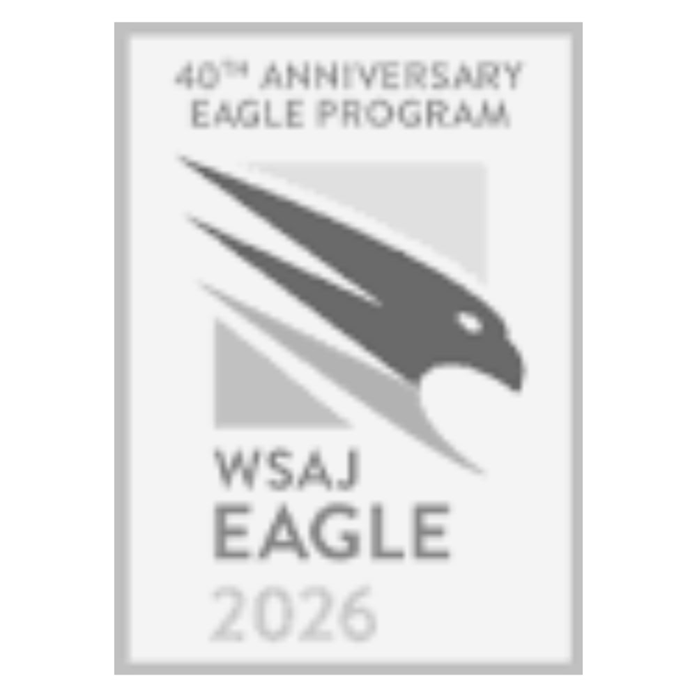 WSAJ eagle badge